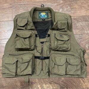 Hodgman Fishing Vest Olive Green XXL